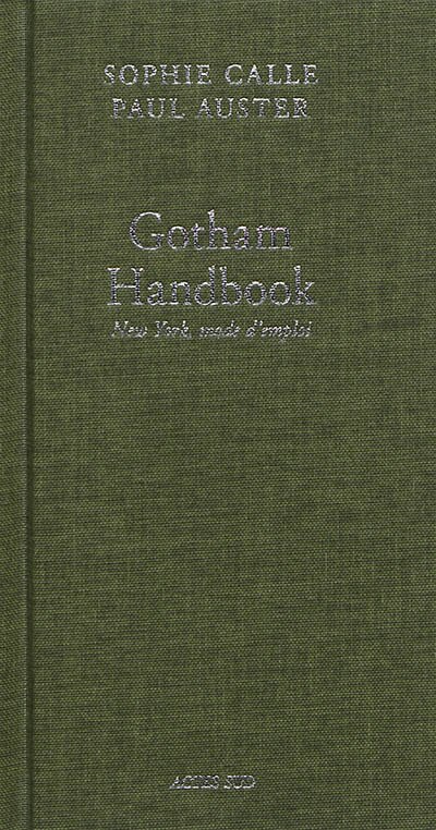 Couverture_Gotham handbook : New York, mode d'emploi
