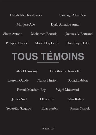 Front cover_Tous témoins ; Tous témoins : dessins de prison : Syrie, octobre 2015-juin 2020
