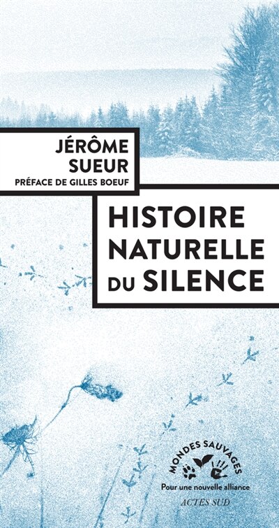 Front cover_Histoire naturelle du silence