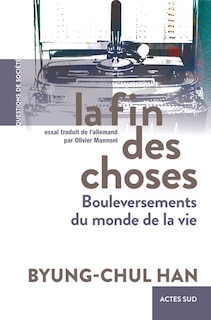 Front cover_La fin des choses