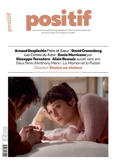 Couverture_Positif, n°736. Venise au cinéma