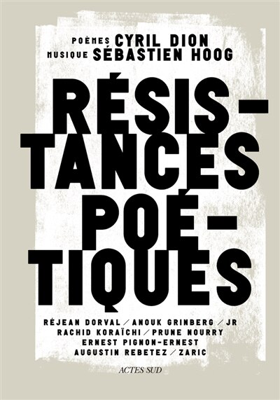 Front cover_Résistances poétiques