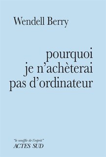 Front cover_Pourquoi je n'achèterai pas d'ordinateur
