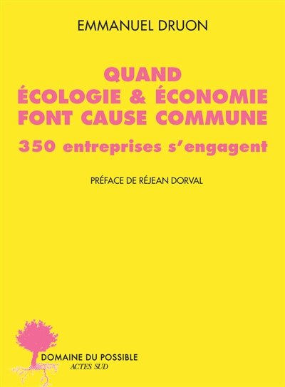Front cover_Quand écologie & économie font cause commune