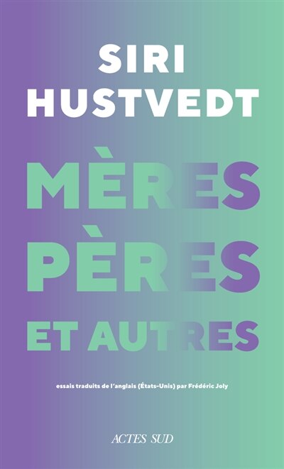 Front cover_Mères, pères et autres