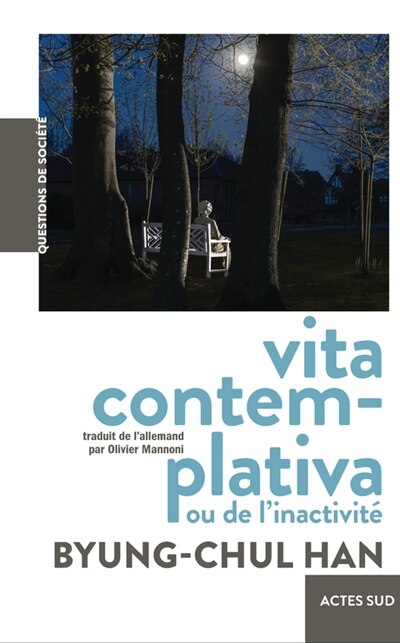 Front cover_Vita contemplativa ou De l'inactivit&eacute;