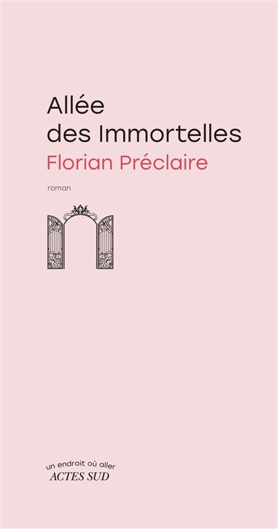 Front cover_All&eacute;e des Immortelles