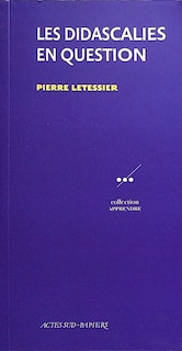 Front cover_Les didascalies en question
