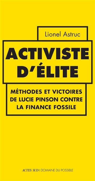 Front cover_Activiste d'élite