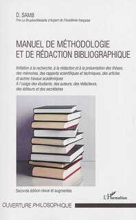 Front cover_Manuel de méthodologie et de rédaction bibliographique