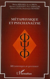 Front cover_MÉTAPHYSIQUE ET PSYCHANALYSE
