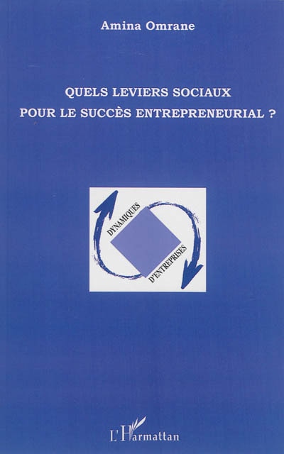 Front cover_Quels leviers sociaux pour le succès entrepreneurial ?