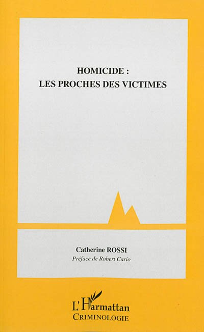Front cover_Homicide : les proches des victimes