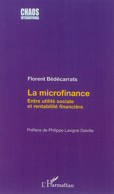 Front cover_La microfinance
