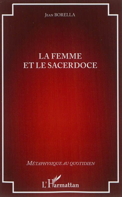 Front cover_La femme et le sacerdoce