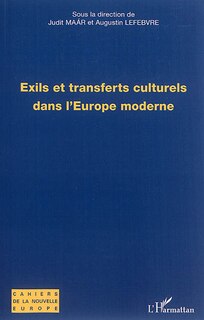 Couverture_Exils Et Transferts Culturels Dans L'europe Moderne