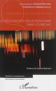 Front cover_Le discours politique identitaire dans les médias