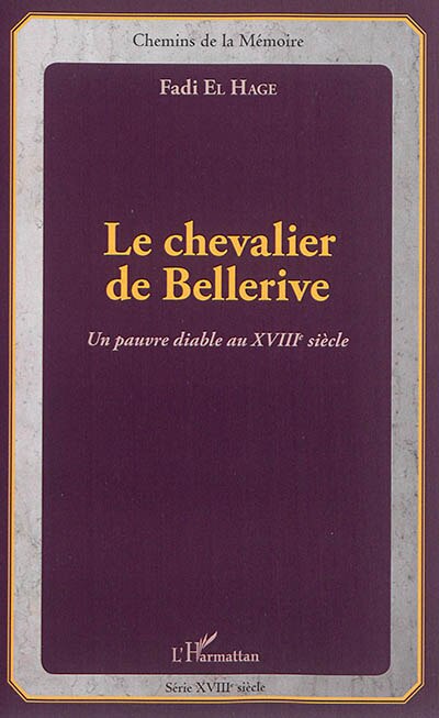 Front cover_Le Chevalier De Bellerive