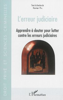 Front cover_L'erreur Judiciaire