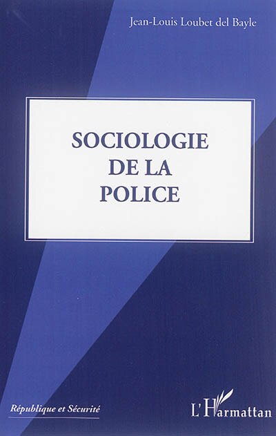 Front cover_Sociologie de la police
