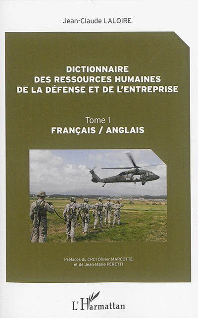 Front cover_Dictionnaire des ressources humaines de la défense et de l'entre