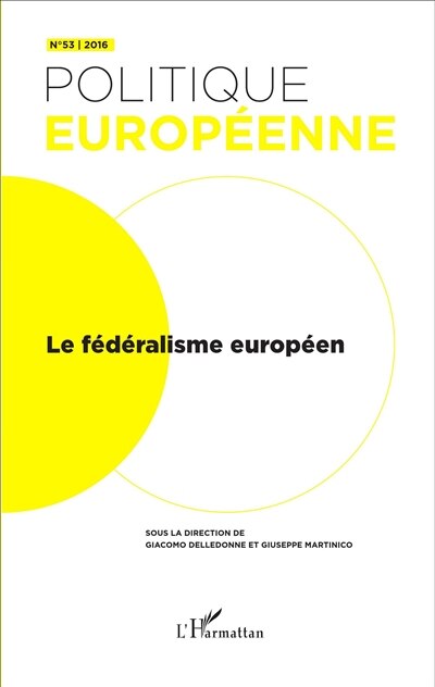 Front cover_Le Fédéralisme Européen