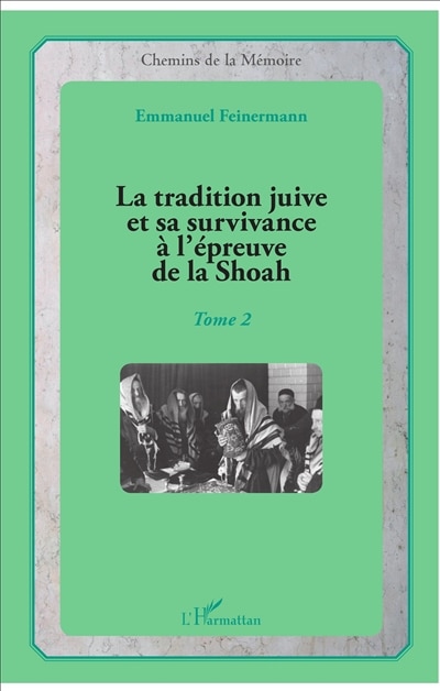Front cover_La tradition juive et sa survivance à l'épreuve de la Shoah