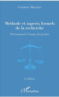 Front cover_Méthode Et Aspects Formels De La Recherche