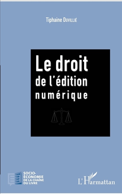 Front cover_Le droit de l'édition numérique