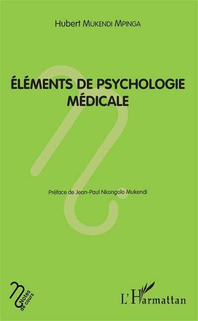 Front cover_Eléments De Psychologie Médicale