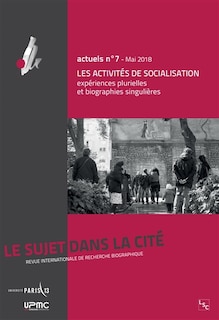 Couverture_Les activités de socialisation : expériences plurielles et biogr