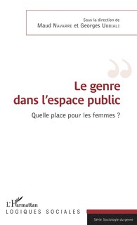 Front cover_Le genre dans l'espace public