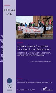 Couverture_D'une langue à l'autre... De l'exil à l'intégration ?