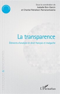Couverture_La transparence