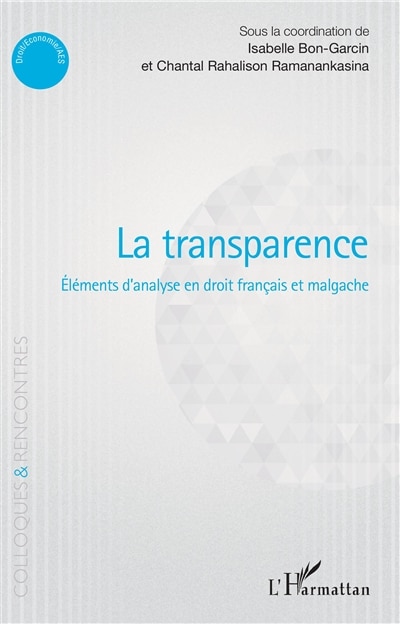 Couverture_La transparence