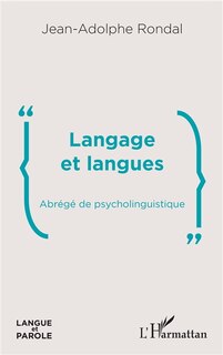 Front cover_Langage et langues