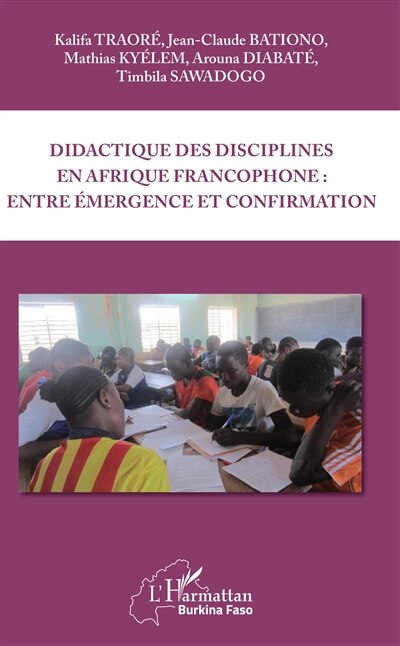 Couverture_Didactique des disciplines en Afrique francophone : entre émerge