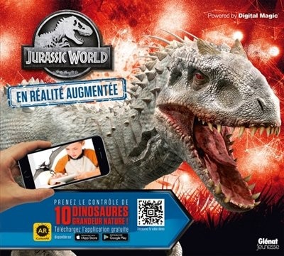 Couverture_Jurassic World en réalité augmentée
