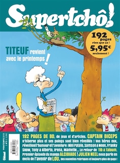 Front cover_Supertchô !, n°3. Titeuf revient avec le printemps !