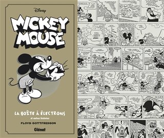 Couverture_Mickey Mouse, par Floyd Gottfredson, Vol. 7. La boîte à électrons : et autres histoires