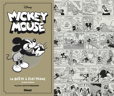 Couverture_Mickey Mouse, par Floyd Gottfredson, Vol. 7. La boîte à électrons : et autres histoires