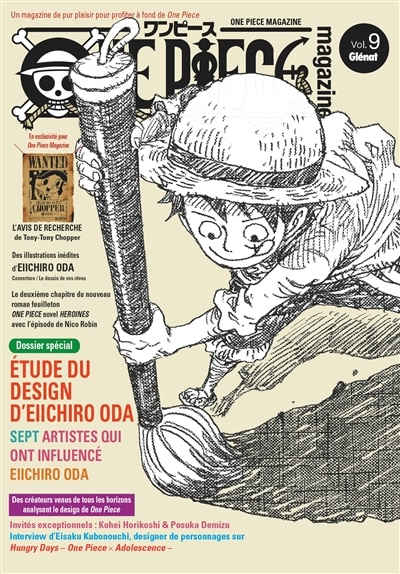 Front cover_One Piece magazine, n°9. Etude du design d'Eiichiro Oda
