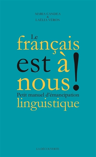 Front cover_Le français est à nous !