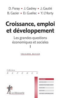 Front cover_Croissance, emploi et développement