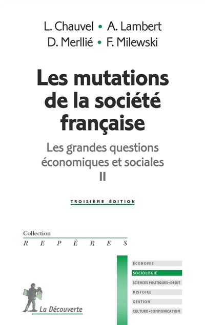 Front cover_Les mutations de la société française