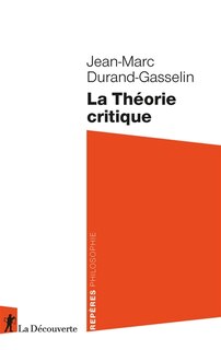 Couverture_La théorie critique