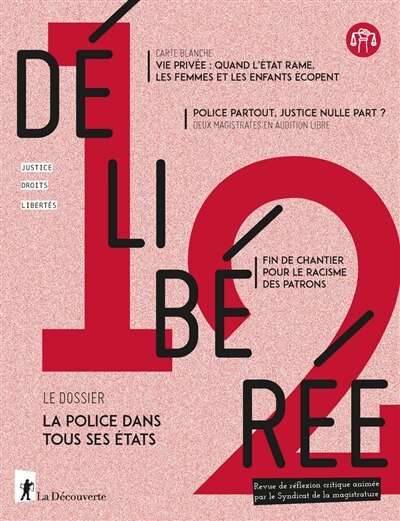 Couverture_Délibérée, n°12. La police dans tous ses états
