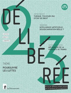 Couverture_Délibérée, n°23. Poursuivre les luttes