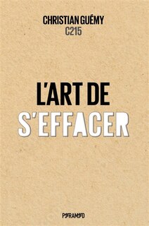 Front cover_L'art de s'effacer
