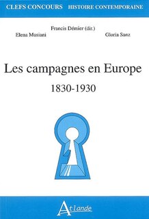 Couverture_Les campagnes en Europe, 1830-1930